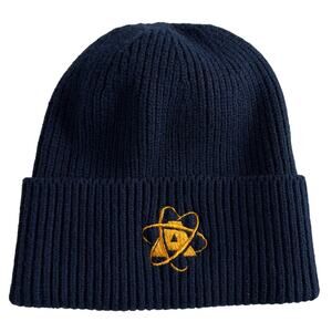 AtomicHub Navy Beanie Winter Cap Ribbed Stretchy Fit